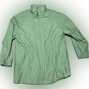 ⭐️Studio Works Outerwear Women’s Light Green Elastic Waist Pockets Zipper 2X
